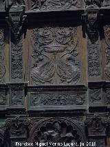 Catedral de Jaén. Coro. Creación del firmamento y los peces. Parte baja