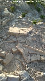 Villae romana de la Cañada del Parral. Tégolas