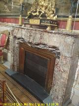 Palacio Real. Antecámara de María Cristina. Chimenea