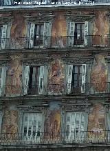 Casa de la Panadería. Frescos de la izquierda