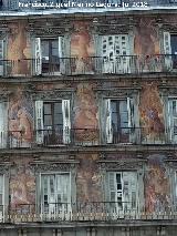 Casa de la Panadería. Frescos de la derecha