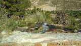 Poblado prehistórico de Alicún. Canalización de agua hacia el poblado
