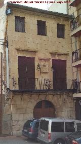 Casa de la Calle Vicente Navarro nº 5. Fachada