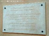 Antiguo Cuartel de Carabineros. Placa