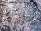 Pinturas rupestres del Abrigo del Rajón. Cruces