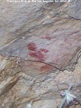 Pinturas rupestres del Frontón III. Antropomorfo