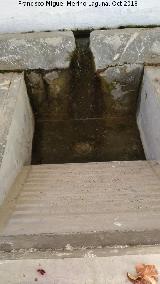 Lavadero de la Fuente Hondera. Pila de lavar