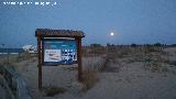 Luna. Playa de Carabassí - Santa Pola