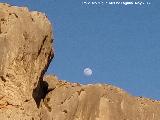 Luna. Sobre el Peñón de Mingo