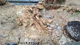 Excavacin arqueolgica de Simago. Bveda de ladrillo en la calle