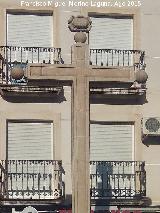 Fuente Principal de la Plaza de España. Cruz