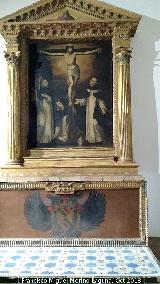 Monasterio de San Jerónimo. Sala del Capítulo de Culpas. Retablo