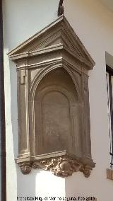 Palacio de los Lahoz. Hornacina vaca