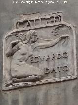 Calle Ra de Dato. Placa antigua