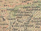 Casería de Labella. Mapa antiguo