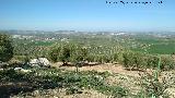 Cerro de las Gateras. Vistas hacia Lendínez