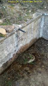 Alberca del Charquillo. Ca�o