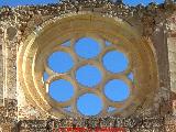 Monasterio de Piedra. Iglesia. Rosetón