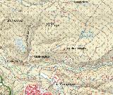 Fuente del Borbotón. Mapa