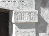 Capilla de la Casería Contreras. Año 1886