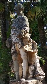 Carmen de los Mártires. Estatua de Carlos III. Estatua