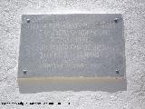 Ermita de San Isidro. Placa
