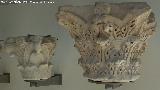 Baños Árabes de Hernando de Zafra. Capiteles de mármol del siglo VI. Museo Arqueológico de Granada