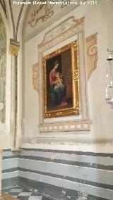 Iglesia de San Pedro y San Pablo. Capilla de la Virgen de Fátima. Virgen con el Niño siglo XVII