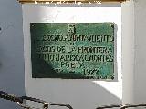 Busto de Julio Mariscal Montes - Arcos de la Frontera 1977. Busto de Julio Mariscal Montes - Arcos de la Frontera