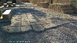 Castillo de Santa Bárbara. Baluarte de la Reina. Solería con Grabados de presos
