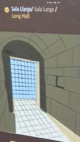 Castillo de Santa Bárbara. Sala Larga. Dibujo