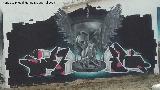 Graffiti del Ángel Encerrado. 