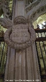 Catedral de Santa María. Capilla de los Vélez. Escudo