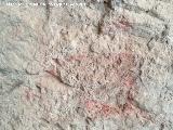 Pinturas rupestres y grabados de la Cueva de Mingo Lpez. 