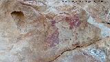 Pinturas rupestres de la Raspa de Piedra Redonda IV. Mancha