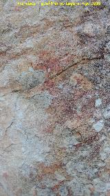 Pinturas rupestres de la Raspa de Piedra Redonda IV. Manchas