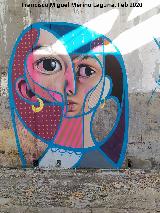 Grafiti de Belin Aquetzalli de la Cruz. 