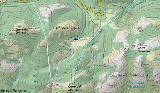 Pantaneta del Chortal. Mapa