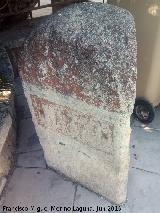 Hito kilométrico de la Avenida de Andalucía en Jaén Plan Peña. Hito kilométrico de la Avenida de Andalucía en Jaén