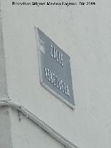 Calle Venezuela. Placa