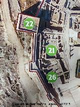 La Mota. Palacio fortificado de los Said. Foto aérea. Numero 21