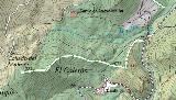 Arroyo Maillar. Mapa
