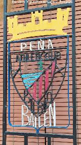 Pe�a Athletic Club de Bilbao de Bail�n. Escudo