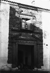Casa solariega del Marqués de la Merced. Foto antigua