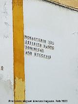 Monasterio del Esp�ritu Santo. A�o 1324