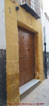 Casa de la Calle Horno de San Pablo n� 1. Portada