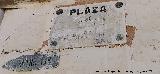Plaza de la Constituci�n. Placas antiguas