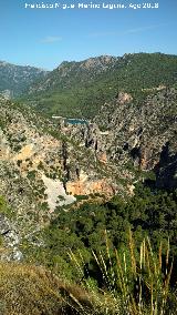 Caada del Sabinar. Vistas hacia el Pantano del Quiebrajano
