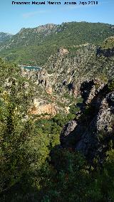 Caada del Sabinar. Vistas hacia el Caon de Pitillos