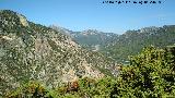Caada del Sabinar. Vistas hacia el Pantano del Quiebrajano